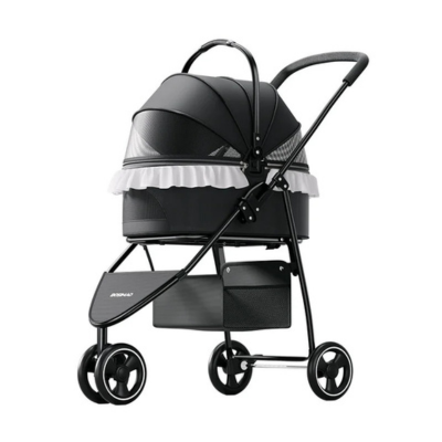 poussette pour chaton noire