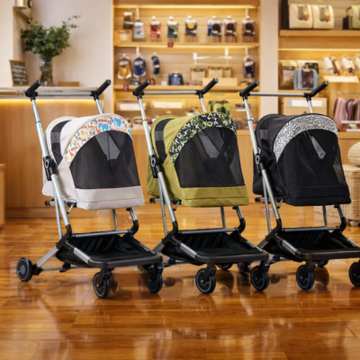 poussette pour chaton pliable couleurs disponibles