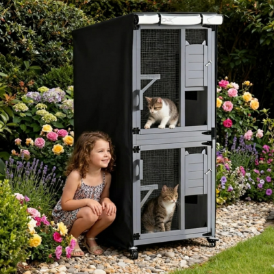 protection enclos pour chat soleil
