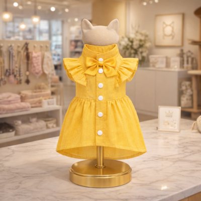 robe pour chat sphynx mignonne sur présentoir