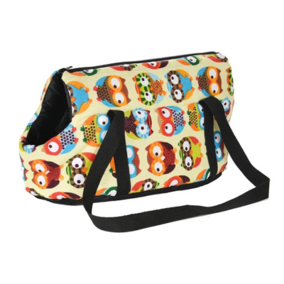 sac à chat transport Toutes Saison hiboux sans fourrure