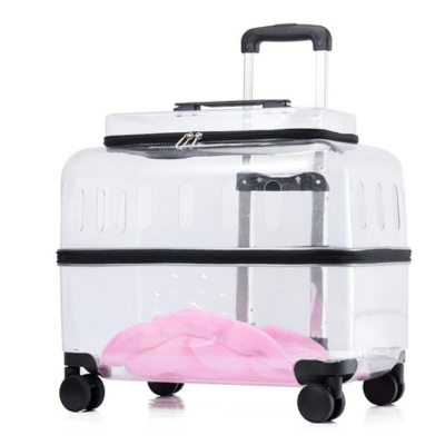 sac à chat transport transfrontalier transparent