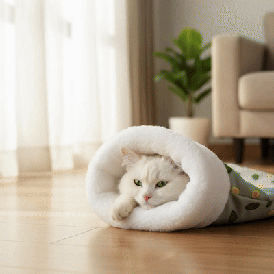 sac de couchage Chat Mignon