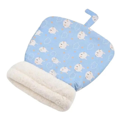 sac de couchage chat bleu et nuage
