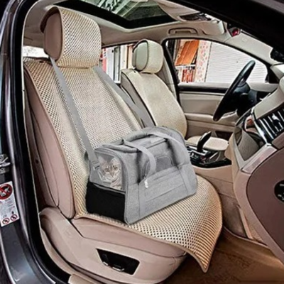 sac de transport chat Avion sur banquette voiture