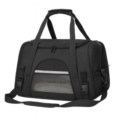 sac de transport chat Avion noir
