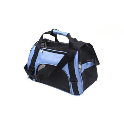 sac de transport chat portable bleu