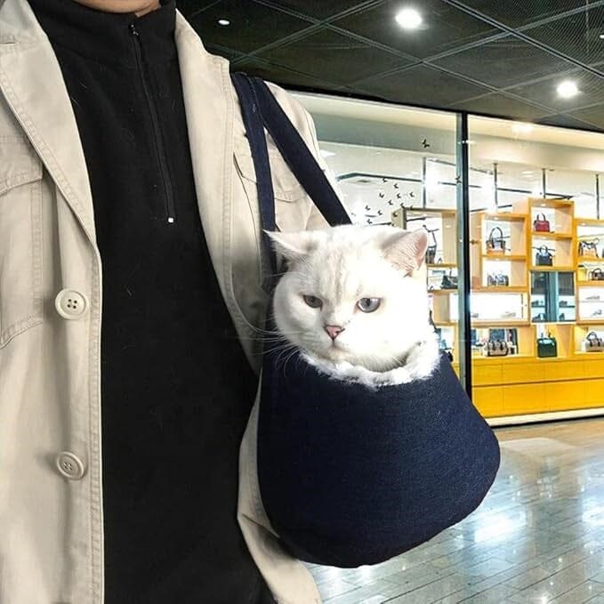 Sac de Transport Chat - CosyChat™ - Marine - chatnomade