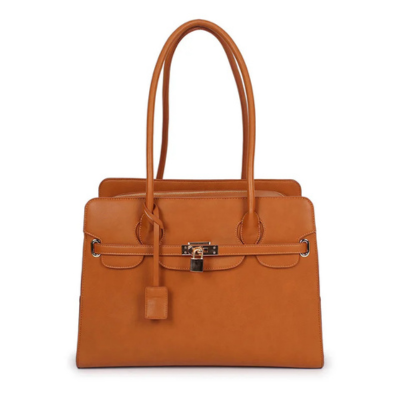 sac de transport pour chat Cuir de Luxe marron