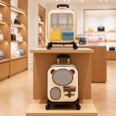 sac de transport pour chat Hipipet sur présentoir
