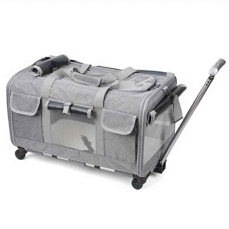 sac de transport pour chat RollACat grise