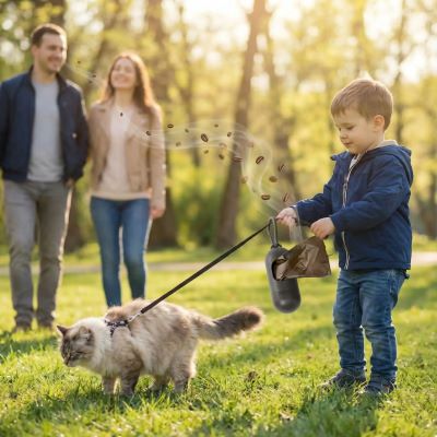 sac ramasse crottes odeur café