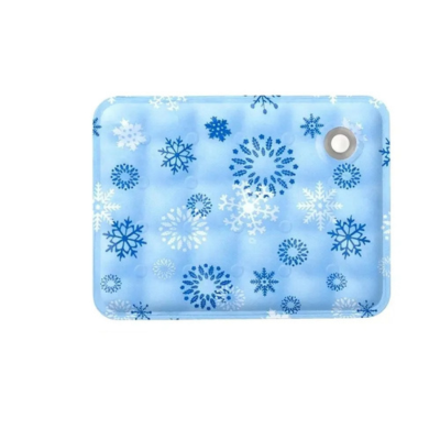 tapis rafraîchissant chat polaire bleu