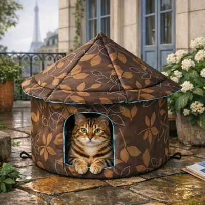 tente pour chat imperméable