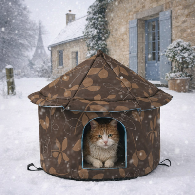 maison pour chat imperméable