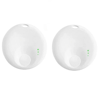 traceur gps blanc paquet de deux