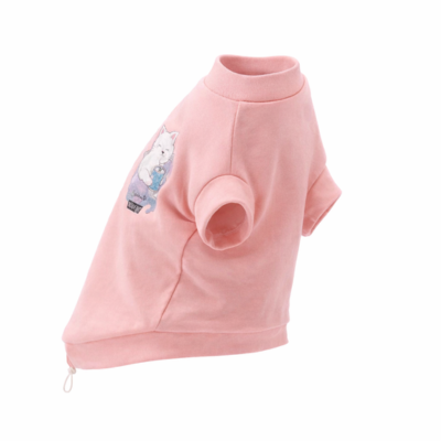 vêtement pour chat sphynx coton respirant rose