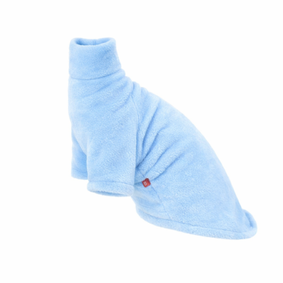 vêtement pour chat sphynx velours bleu