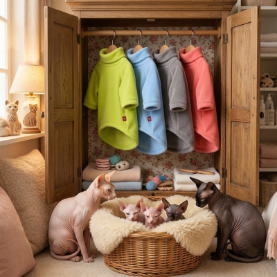 vêtements pour chats sphynx couleurs disponibles chats et chatons
