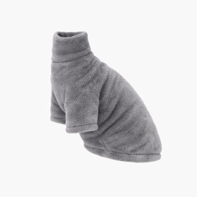 vêtement pour chats sphynx velours gris