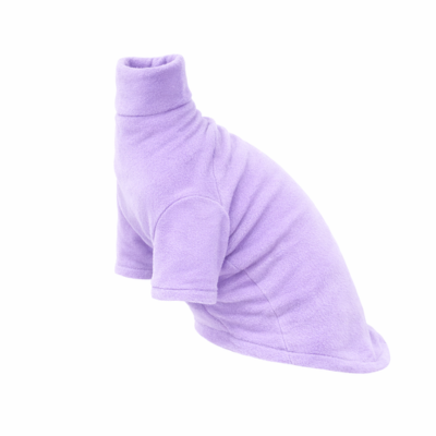 vêtements pour chat sphynx en coton lavande
